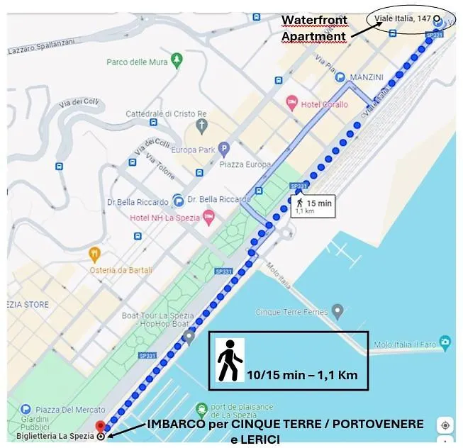 Waterfront Apartment لا سبيتسْيا